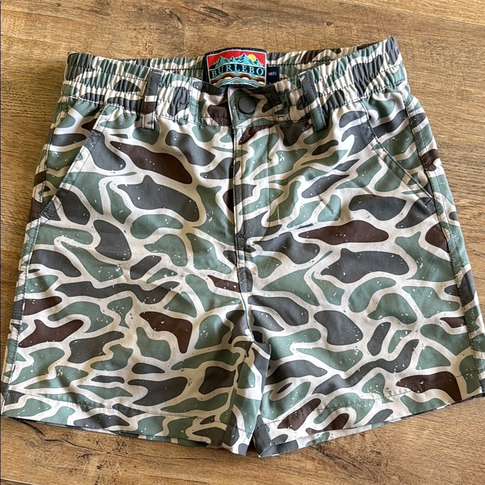 Boys Burlebo Camouflage Shorts